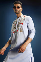 Rhythm Kurta - Powder Blue