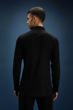 Sone Ki Bandook(Gun)- Hand Embroidered Designer Shirt - Black