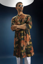 Rust Designer Kurta